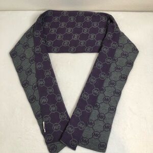 Michael Kors Purple & Grey Scarf